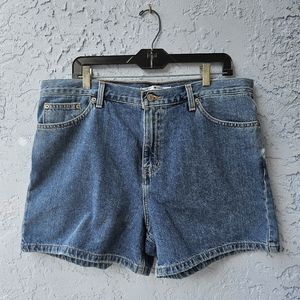 Vintage 90s Tommy Hilfiger High Waisted Denim Shorts Size 16! NWT